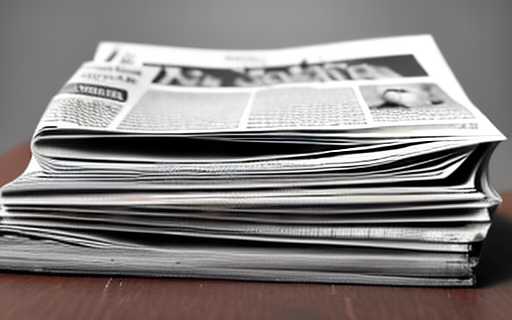 newspaper stack
