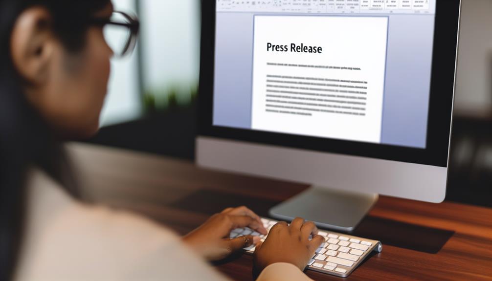 crafting professional press releases