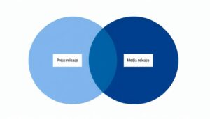 differences between press release