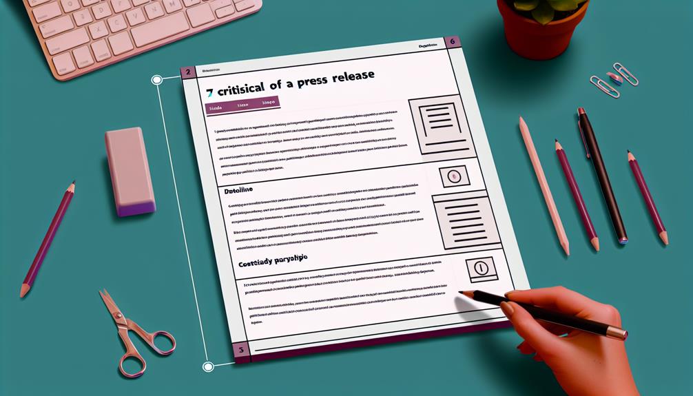 key elements of press releases