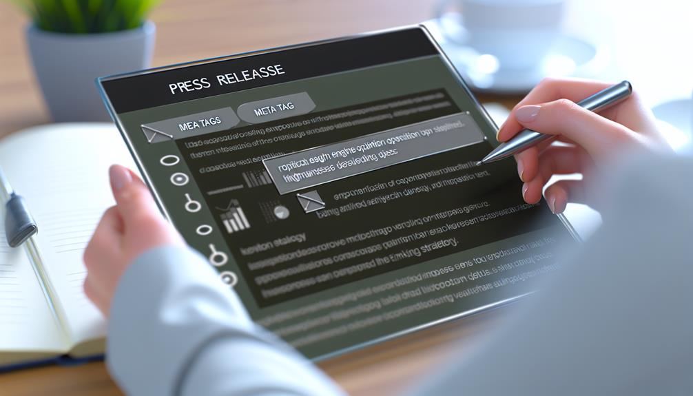 optimizing press releases for seo