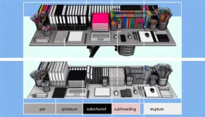 organized content with subheadings