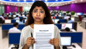 press release and journalism