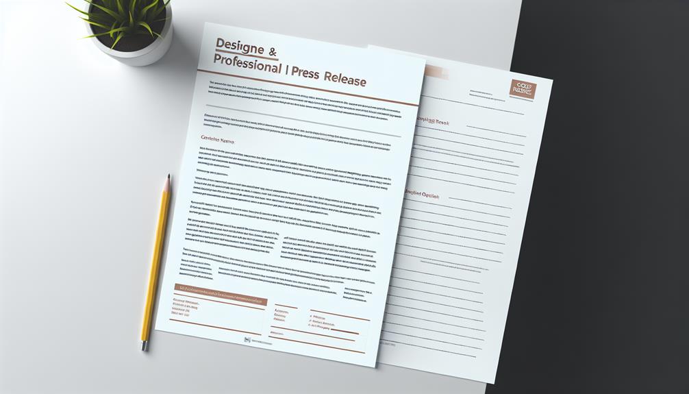 press release format guidelines