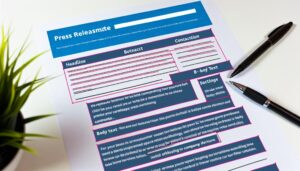 press release key elements