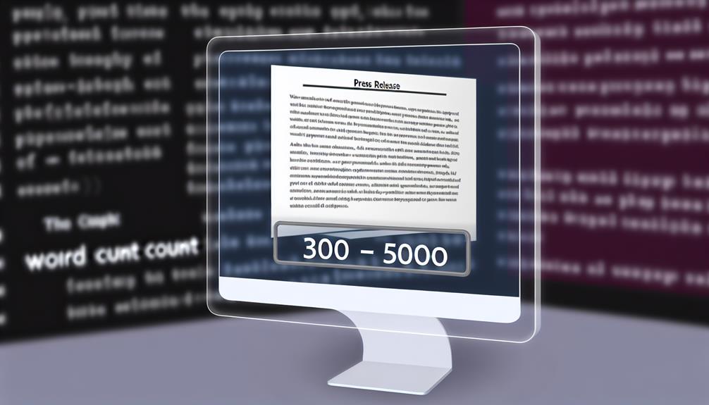 press release word count