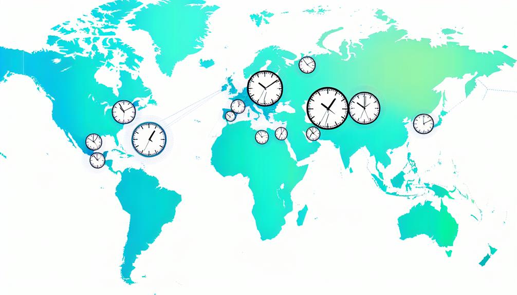 time zones and considerations