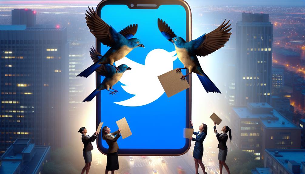 twitter in press releases