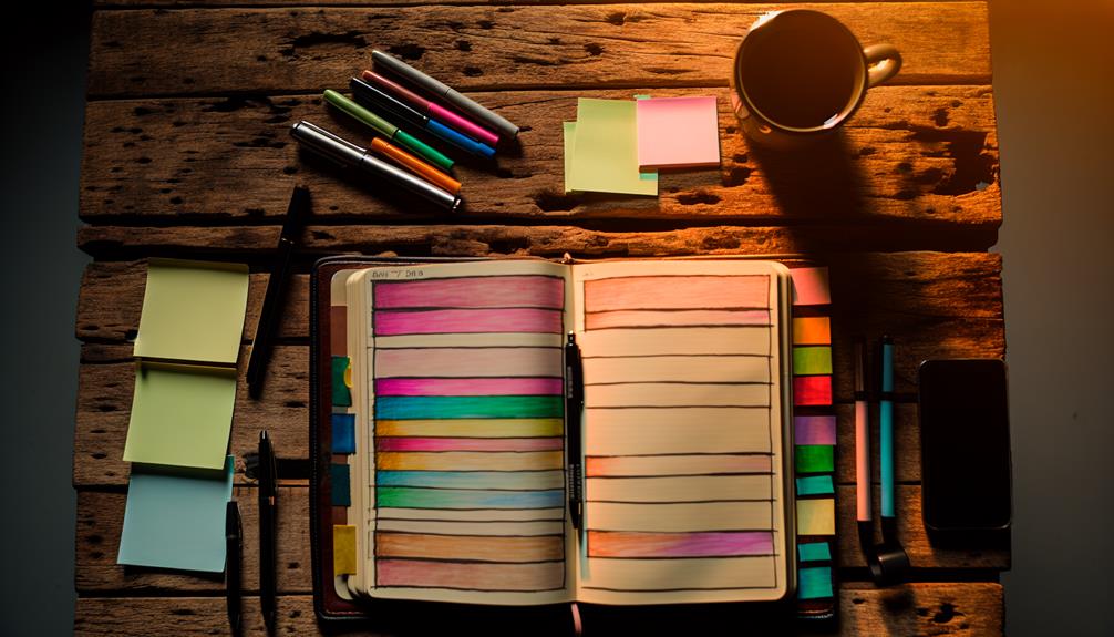 organized text with headings